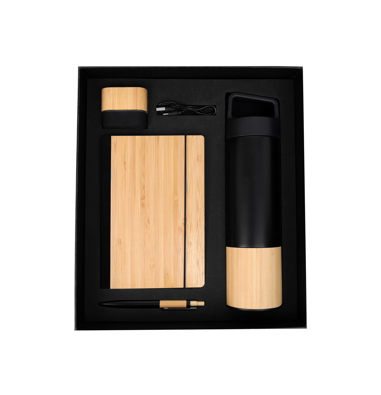 GS047 - Bamboo Black Corporate Gift Box